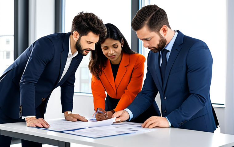 B Impact Assessment**
"A diverse team of professionals in a bright, modern office, reviewing documents and collaborating around a table. They are fully clothed in appropriate business attire. The scene depicts the process of analyzing a company's impact. Safe for work, appropriate content, professional, perfect anatomy, correct proportions, well-formed hands, natural pose, high quality."
**