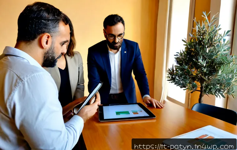 Home 13 B Corp 모델의 리스크 관리 전략 - Photorealistic Italian social enterprise risk-management meeting in a bright Milan office, diverse b...